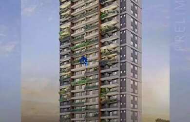 Imagem: O apartamento possui 1 Dormitório, 2 Banheiros, 1 Vaga na garagem