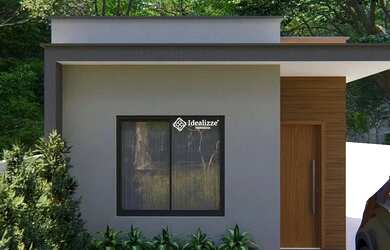 Imagem: A casa em condomínio possui 1 Dormitório, 2 Banheiros, 1 Vaga