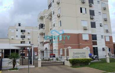 Imagem: O apartamento possui 2 Dormitórios, 1 Banheiro, 1 Vaga na garagem