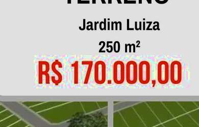 Imagem: O terreno possui 250m² de Área e está localizado em Parque