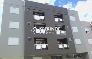 Imagem: O apartamento possui 2 Dormitórios, 1 Banheiro, 1 Vaga na garagem