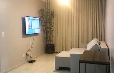 Imagem: O apartamento possui 1 Dormitório, 1 Vaga na garagem e está