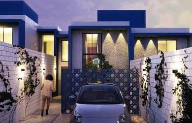 Imagem: A casa possui 3 Dormitórios, 3 Banheiros, 3 Vagas na garagem