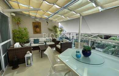 Imagem: O apartamento na cobertura possui 3 Dormitórios, 5 Banheiros