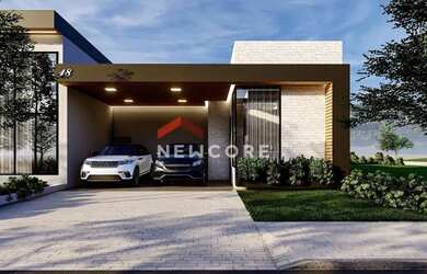 Imagem: A casa em condomínio possui 3 Dormitórios, 4 Banheiros, 2