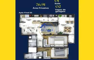 Imagem 15: Maravilhoso Apartamento 1 Quarto à Venda na Aviação, Praia Grande