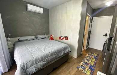 Imagem: O studio possui 1 Dormitório, 1 Banheiro, 1 Vaga na garagem