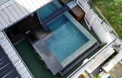 Imagem: O apartamento na cobertura possui 2 Dormitórios, 2 Banheiros