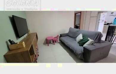 Imagem: O apartamento possui 2 Dormitórios, 1 Banheiro, 1 Vaga na garagem