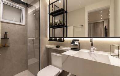 Imagem 5: Apartamento 36m² , 2 dormitórios, varanda a 3 minutos do metrô