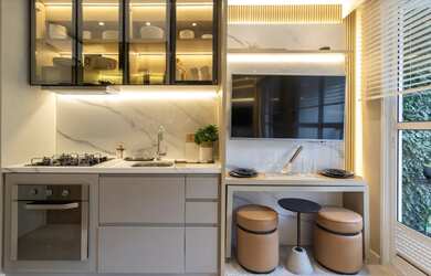 Imagem 7: Apartamento 36m² , 2 dormitórios, varanda a 3 minutos do metrô