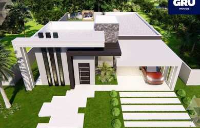 Imagem: A casa em condomínio possui 3 Dormitórios, 4 Banheiros, 240m²