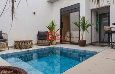 Imagem: A casa em condomínio possui 3 Dormitórios, 5 Banheiros, 4