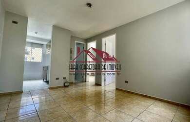 Imagem: O apartamento possui 2 Dormitórios, 1 Banheiro, 1 Vaga na garagem