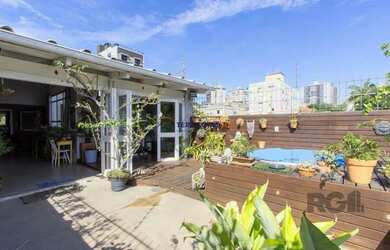 Imagem: O apartamento na cobertura possui 4 Dormitórios, 3 Banheiros