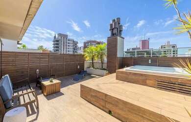 Imagem: O apartamento na cobertura possui 2 Dormitórios, 3 Banheiros