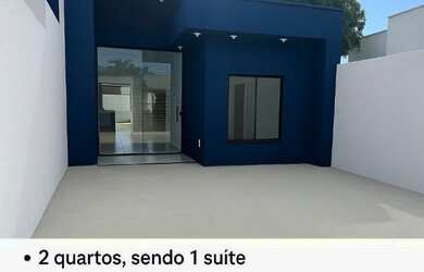 Imagem: A casa possui 2 Dormitórios, 2 Banheiros, 2 Vagas na garagem