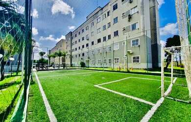 Imagem: O apartamento possui 2 Dormitórios, 1 Banheiro, 1 Vaga na garagem