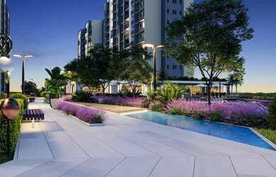 Imagem: O apartamento possui 2 Dormitórios, 2 Banheiros, 1 Vaga na