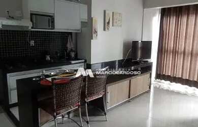 Imagem: O apartamento possui 1 Dormitório, 1 Banheiro, 1 Vaga na garagem