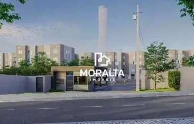 Imagem: O apartamento possui 2 Dormitórios, 1 Banheiro, 1 Vaga na garagem