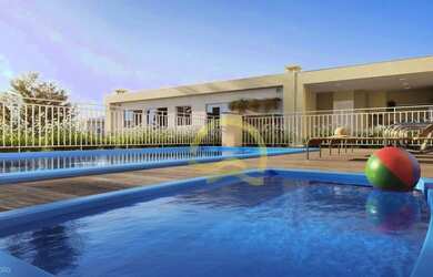 Imagem: O apartamento possui 2 Dormitórios, 1 Banheiro, 1 Vaga na garagem