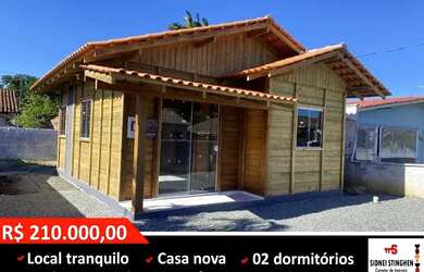 Imagem: Casa nova, pronta em dezembro/2025, 02 dormitórios, toda murada