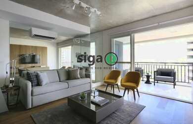 Imagem: O apartamento possui 1 Dormitório, 2 Banheiros, 1 Vaga na garagem