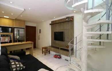 Imagem: O apartamento possui 2 Dormitórios, 1 Banheiro, 1 Vaga na garagem