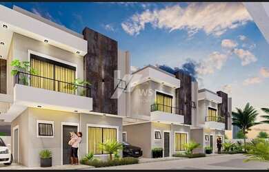 Imagem: A casa possui 3 Dormitórios, 3 Banheiros, 2 Vagas na garagem