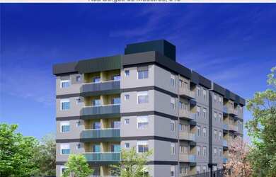 Imagem: O apartamento possui 2 Dormitórios, 1 Banheiro, 1 Vaga na garagem