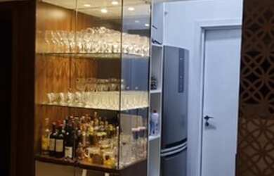 Imagem: A casa em condomínio possui 4 Dormitórios, 5 Banheiros, 4