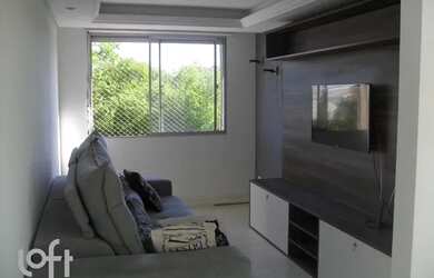 Imagem: O apartamento possui 2 Dormitórios, 1 Banheiro, 55m² de Área