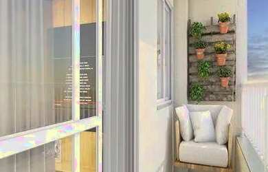 Imagem: O apartamento possui 2 Dormitórios, 1 Banheiro, 1 Vaga na garagem