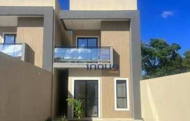 Imagem: A casa possui 3 Dormitórios, 3 Banheiros, 3 Vagas na garagem