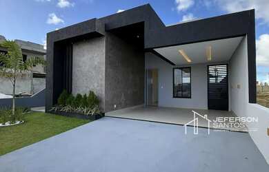 Imagem: A casa em condomínio e possui 3 Dormitórios, Suítes, 3 Banheiros