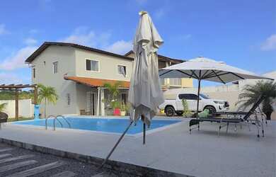 Imagem 2: Casa Porto de Sauípe. Piscina, Churrasqueira, Acomodam 10 pessoase4 Vagas...