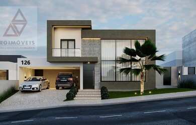 Imagem: A casa em condomínio possui 3 Dormitórios, 2 Banheiros, 4