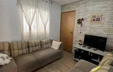 Imagem: O apartamento possui 2 Dormitórios, 1 Banheiro, 1 Vaga na garagem