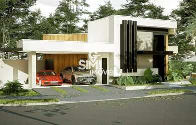 Imagem: A casa possui 5 Dormitórios, 4 Banheiros, 2 Vagas na garagem