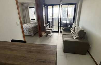 Imagem: O apartamento possui 1 Dormitório, 1 Banheiro, 1 Vaga na garagem