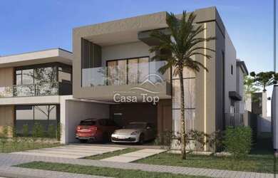 Imagem: A casa em condomínio possui 4 Dormitórios, 5 Banheiros, 4