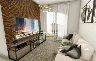 Imagem: O apartamento possui 1 Dormitório, 1 Banheiro, 1 Vaga na garagem