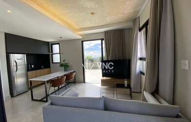 Imagem: O studio possui 1 Dormitório, 1 Banheiro, 1 Vaga na garagem