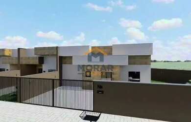 Imagem: A casa possui 3 Dormitórios, 2 Banheiros, 1 Vaga na garagem