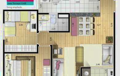 Imagem 2: Apartamento à venda, 2 quartos, 1 vaga, Jardim Pedroso - Mauá/SP