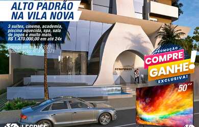 Imagem: O apartamento possui 3 Dormitórios, 4 Banheiros, 2 Vagas na