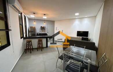 Imagem: O studio possui 1 Dormitório, 1 Banheiro, 1 Vaga na garagem