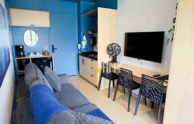 Imagem: O studio possui 1 Dormitório, 1 Banheiro, 33m² de Área, Imóvel