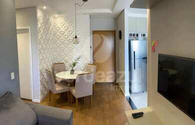 Imagem: O apartamento possui 2 Dormitórios, 1 Banheiro, 1 Vaga na garagem